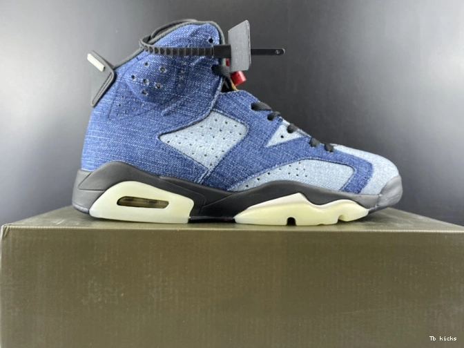 Rep TBK 6 Jordan Air Denim Washed CT5350-401 0809
